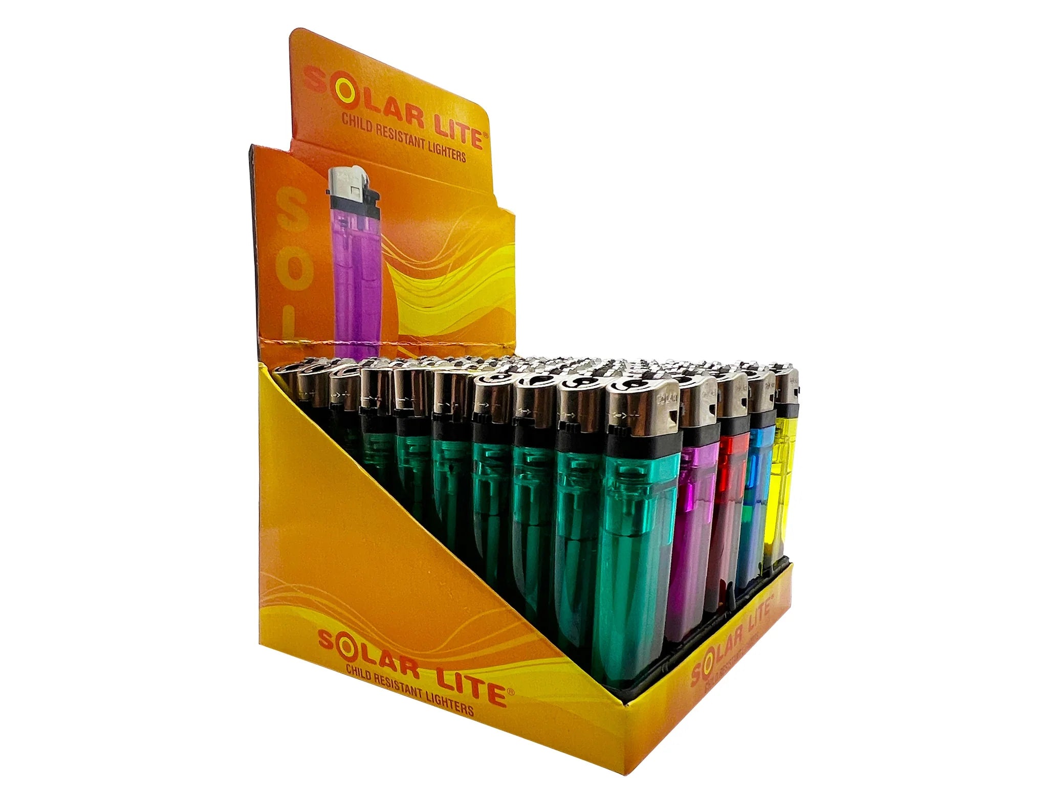 Solar Lite Lighters 50ct Box - 20 Display Per Case