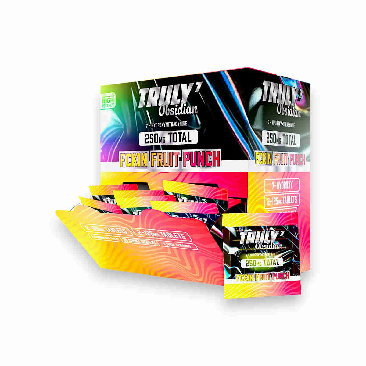 Truly7 Obsidian 7 Hydroxy (2ct pack) 125mg Per Tab 250mg per Pack | 30ct Box