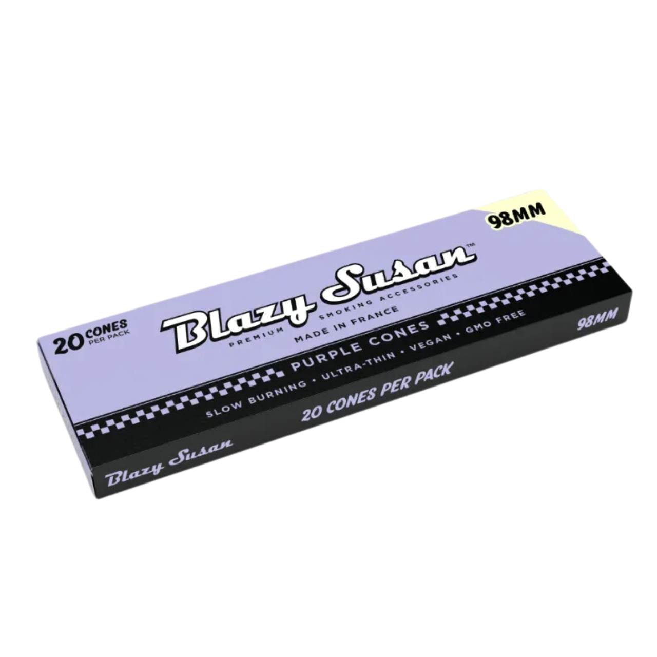 Blazy Susan Cones | Purple Pre Rolled | 98mm | 20 Per Pack | 12ct Box