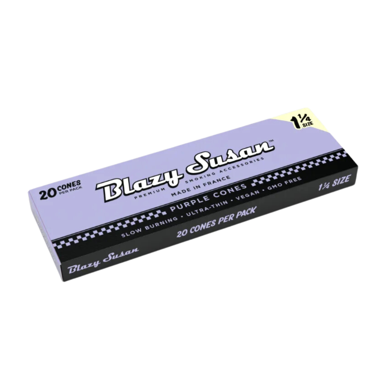 Blazy Susan Cones | Purple Pre Rolled | 1 1/4 | 20 Per Pack | 12ct Box