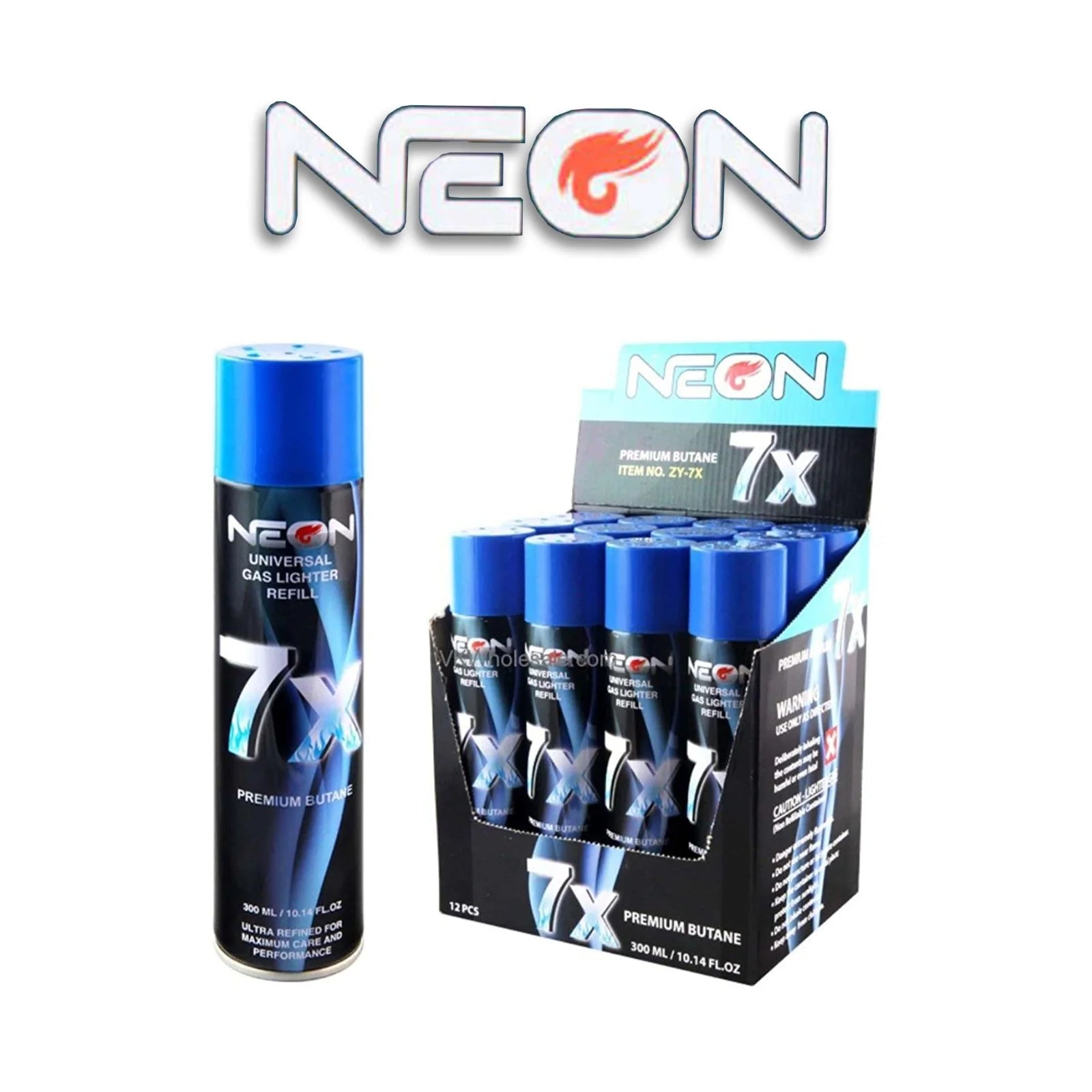 Neon 7x Butane 300ML 12ct Case