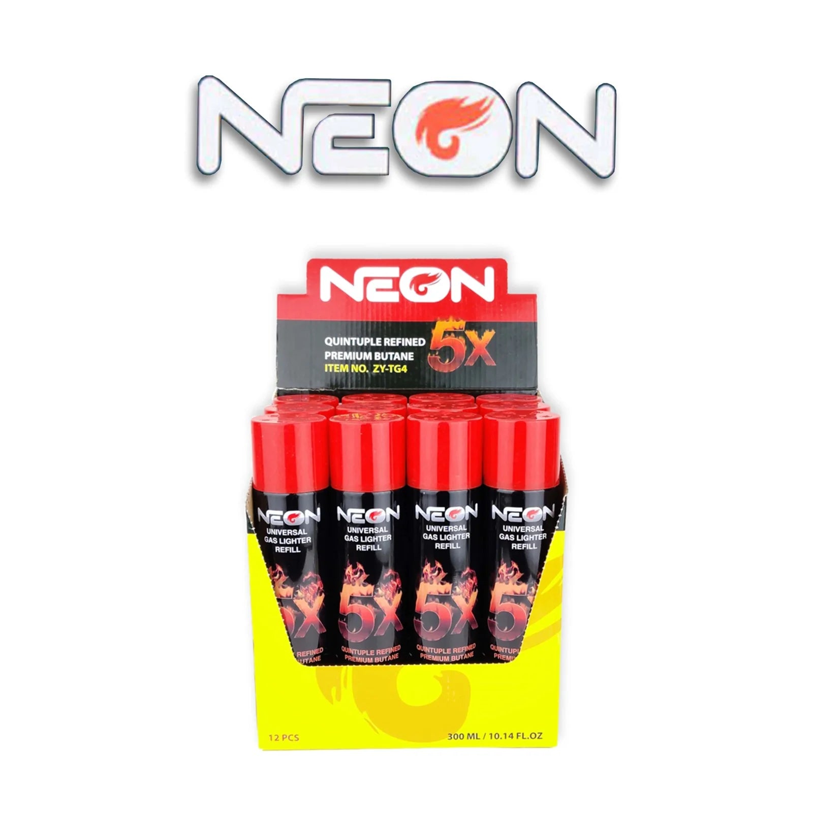 Neon 5x Butane 300ML 12ct Case