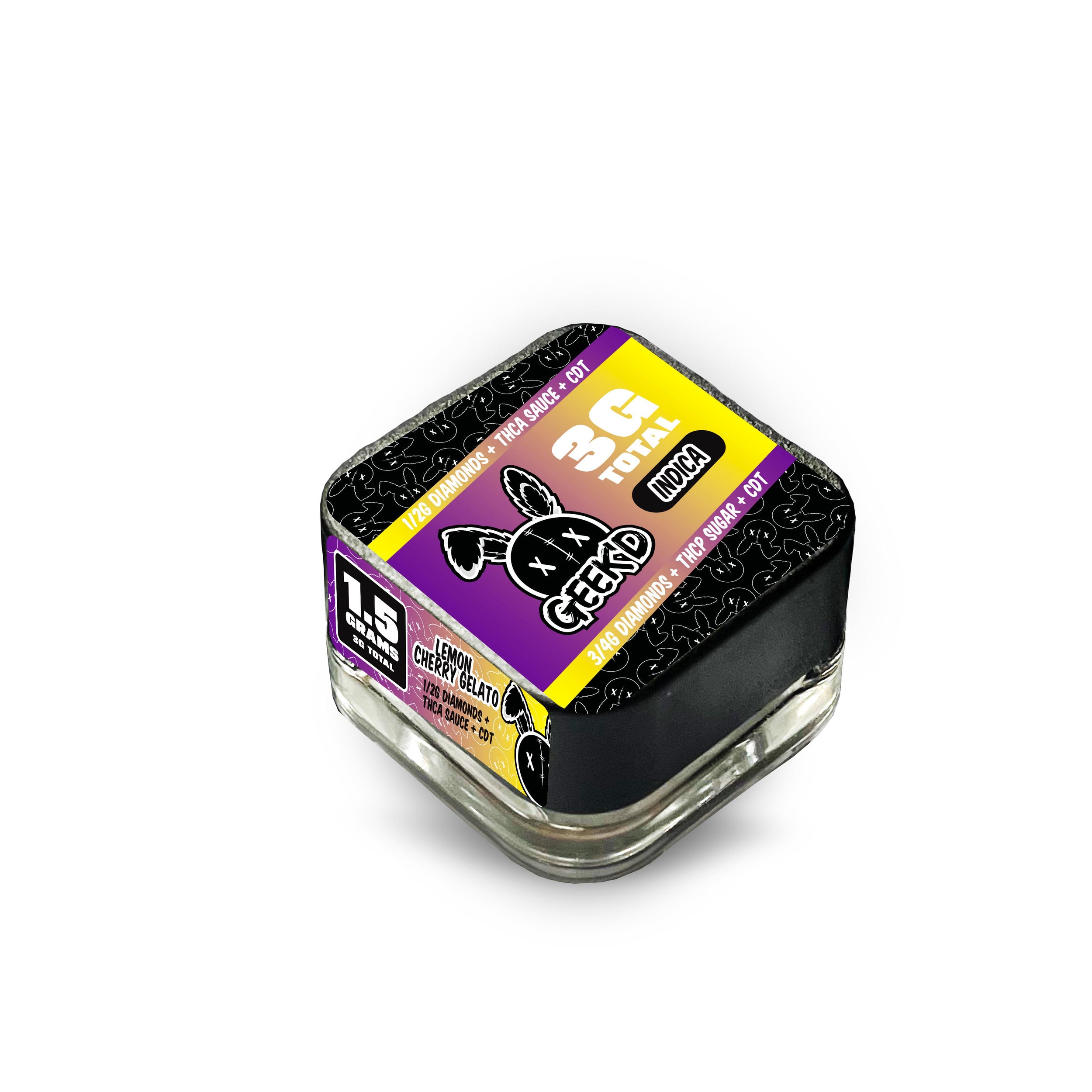 Geekd Dabs THC-A Diamond Sauce THC-P Sugar 3G Total |