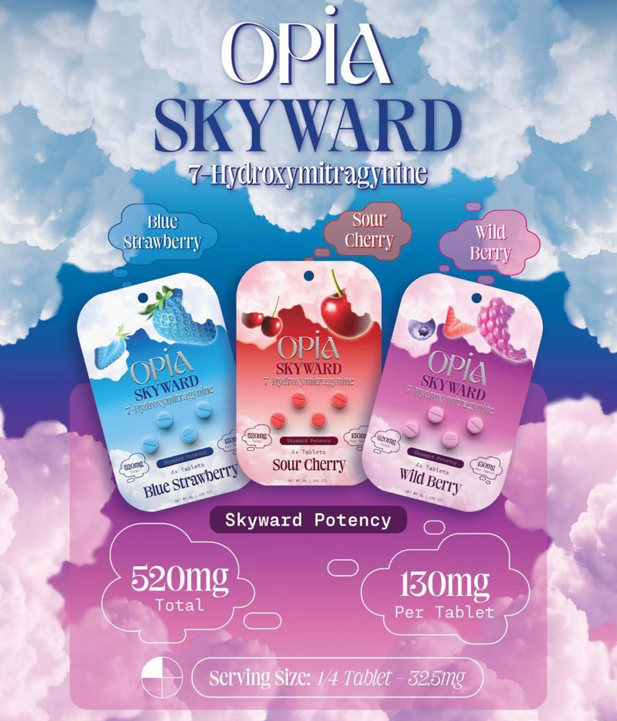 Opia Skyward Tablets 7 Hydroxy (4ct) 130mg Per Tab (520mg Per Pack) 10ct Box |