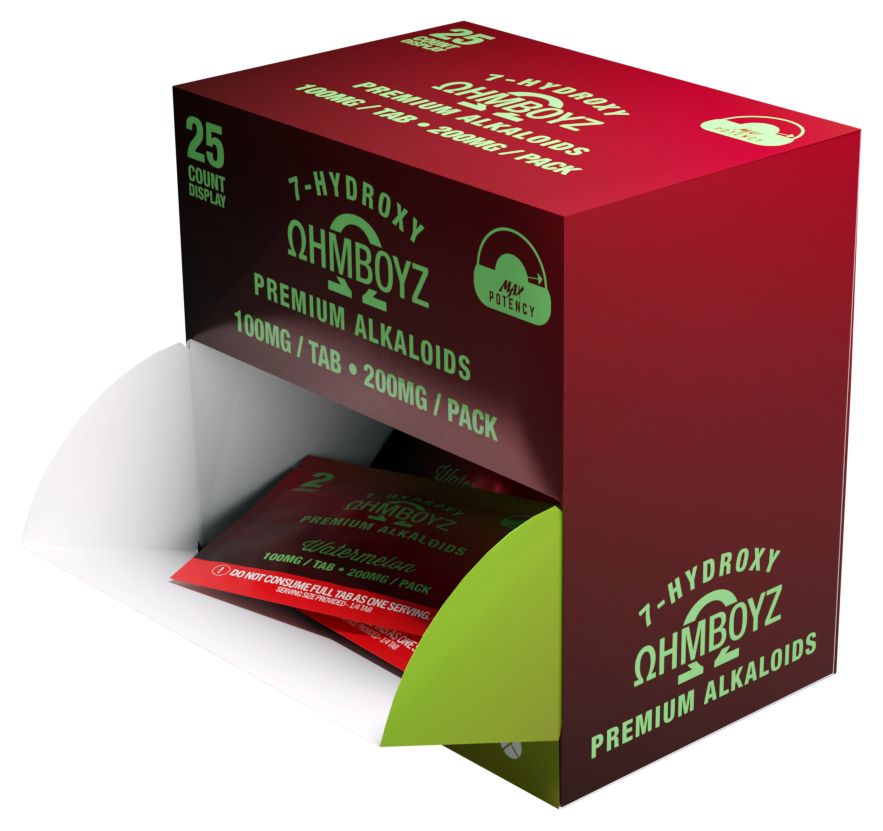 OHMBOYZ 2ct 100mg Per Tab 200mg Total Pack | 25ct Box