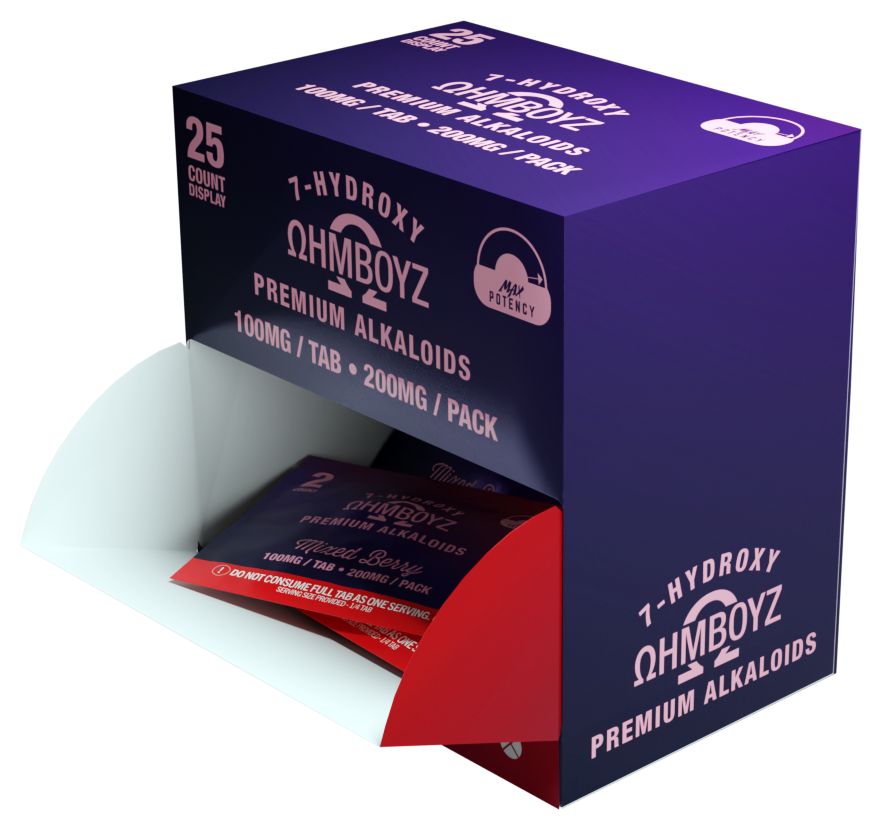 OHMBOYZ 2ct 100mg Per Tab 200mg Total Pack | 25ct Box