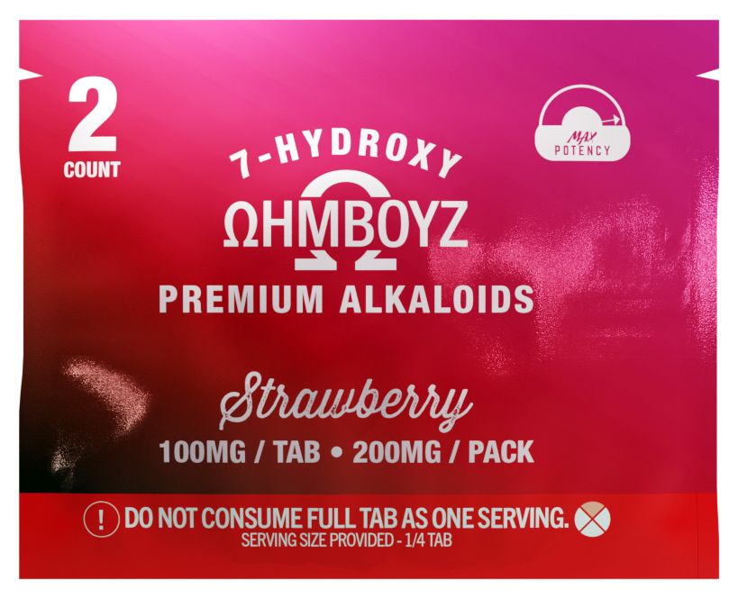 OHMBOYZ 2ct 100mg Per Tab 200mg Total Pack | 25ct Box