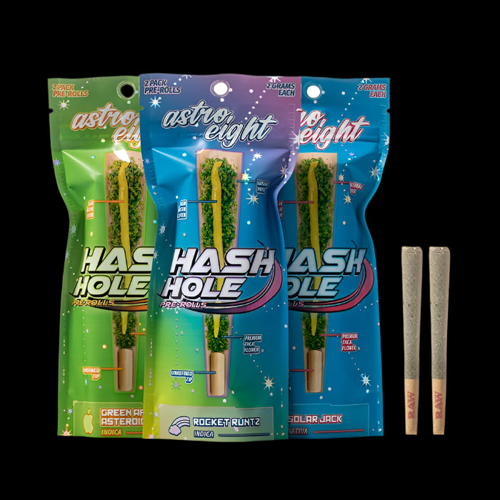 Astro Eight Pre Rolls | Hash Hole | THC-A | 4G  |10ct Box |