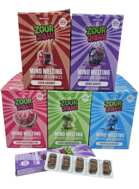 Zour Dream Mushroom Gummies | Mind Melting 5pk | 20ct Box