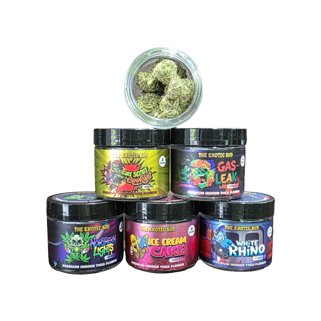 The Exotic Bud Premium Flower | THC-A 4G Jar |