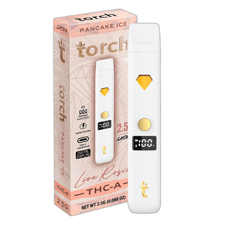 Torch | Disposables | Live Rosin THC-A 2.5G | 5ct Box |