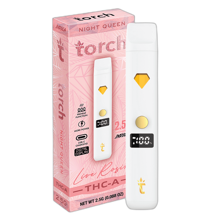 Torch | Disposables | Live Rosin THC-A 2.5G | 5ct Box |