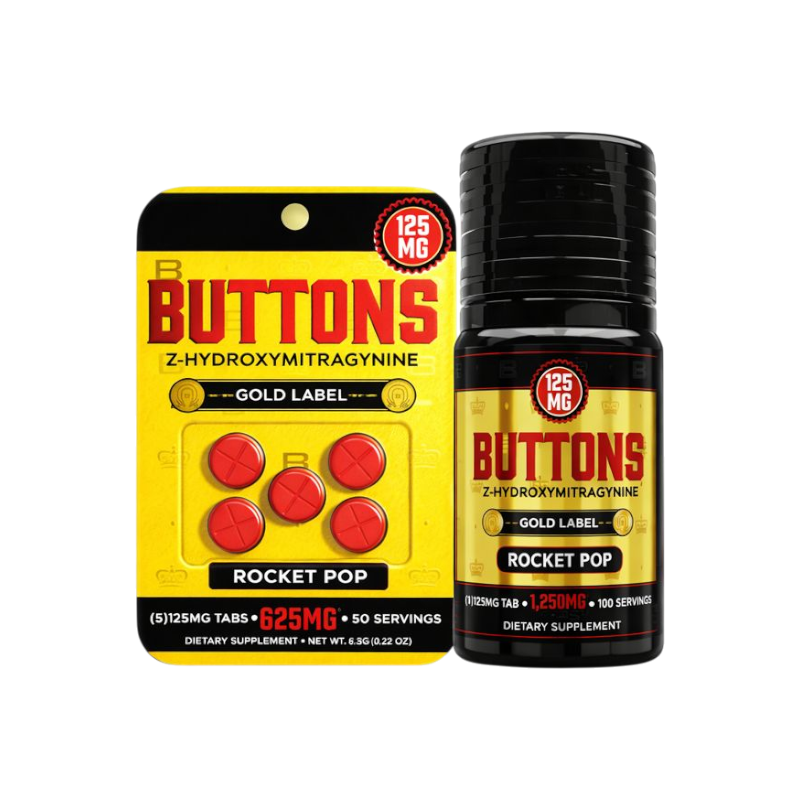 Buttons Gold Label 7 Hydroxy (5ct) 125mg Per Tab (625mg Per Pack) 10ct Box |