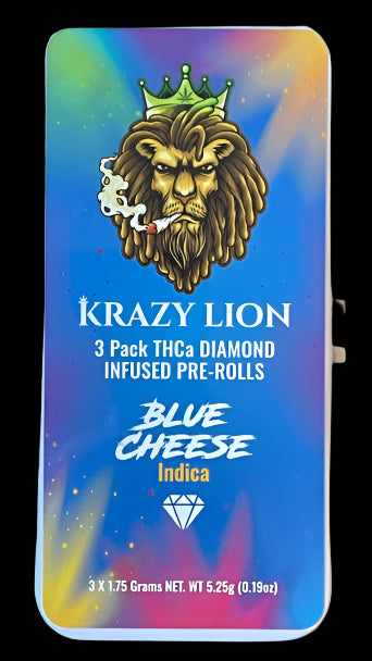 Krazy Lion | Pre Roll | Snow Cone | 3ct Box