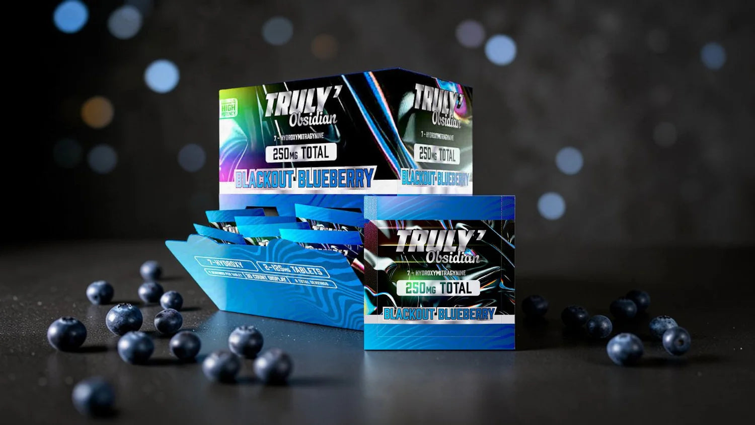 Truly7 Obsidian 7 Hydroxy (2ct pack) 125mg Per Tab 250mg per Pack | 30ct Box