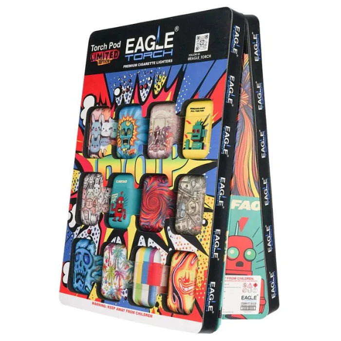 Eagle Torch Torchpod Assorted Lighter PT191CS 24ct Display