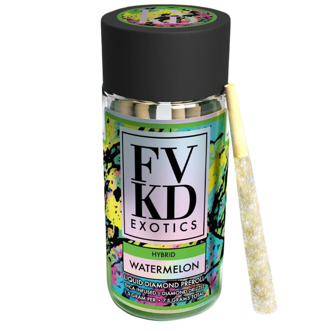 FVKD Pre Rolls | Exotic LIquid Diamond THC-A 1.5G Jar |