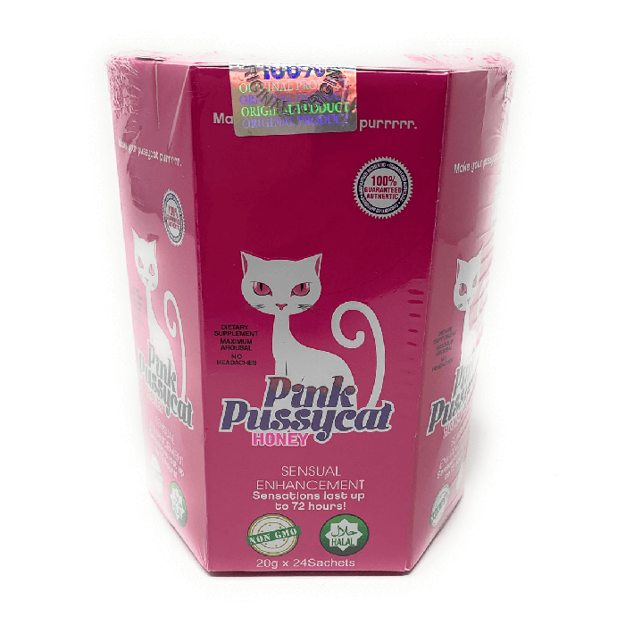 Pink Pussycat Honey Hexa 20g 24ct Box