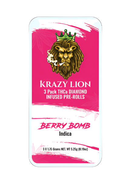 Krazy Lion | Diamond Pre Roll | 3ct Box |