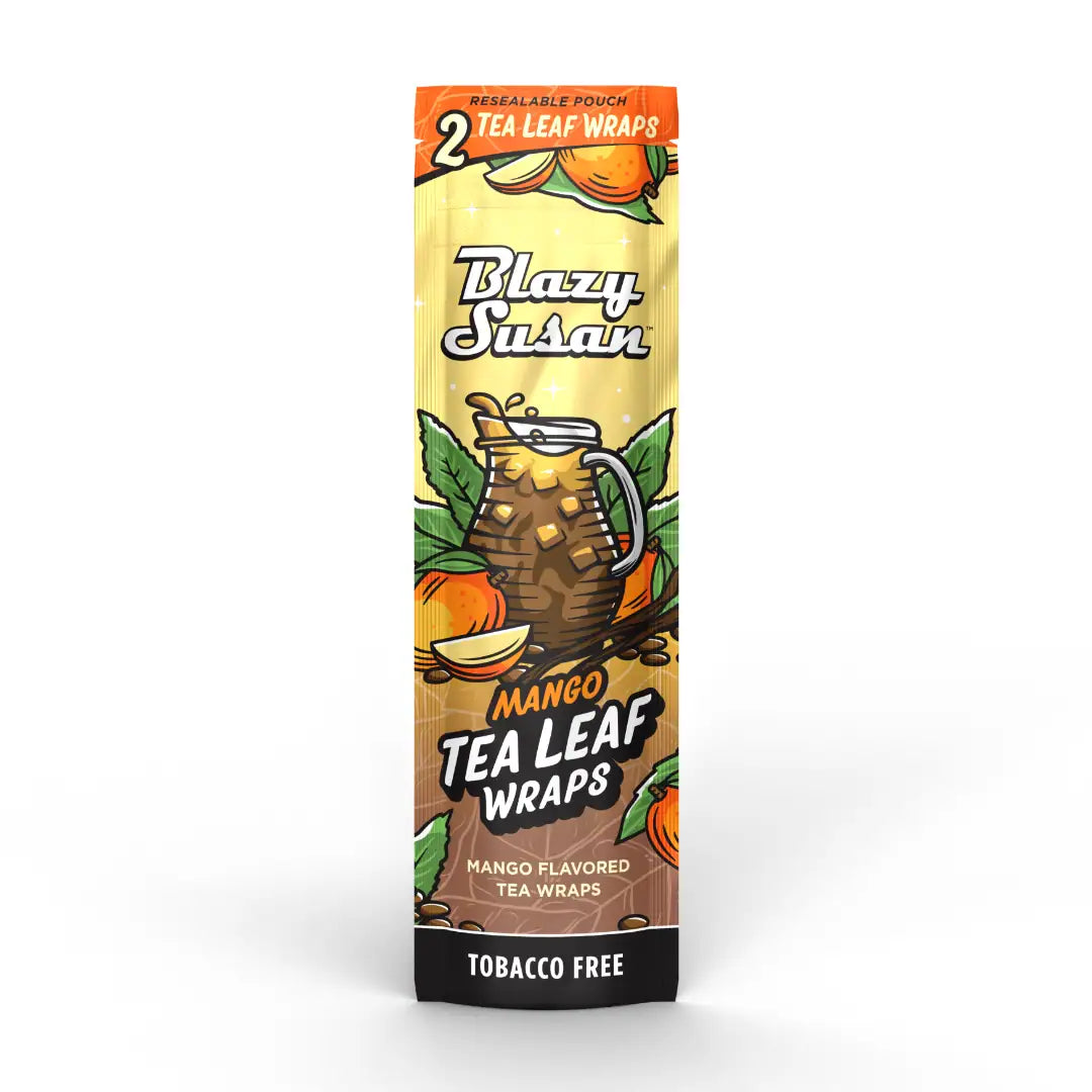 Blazy Susan | Tea Leaf Wraps | Mango | 2 Per Pack | 25ct Box