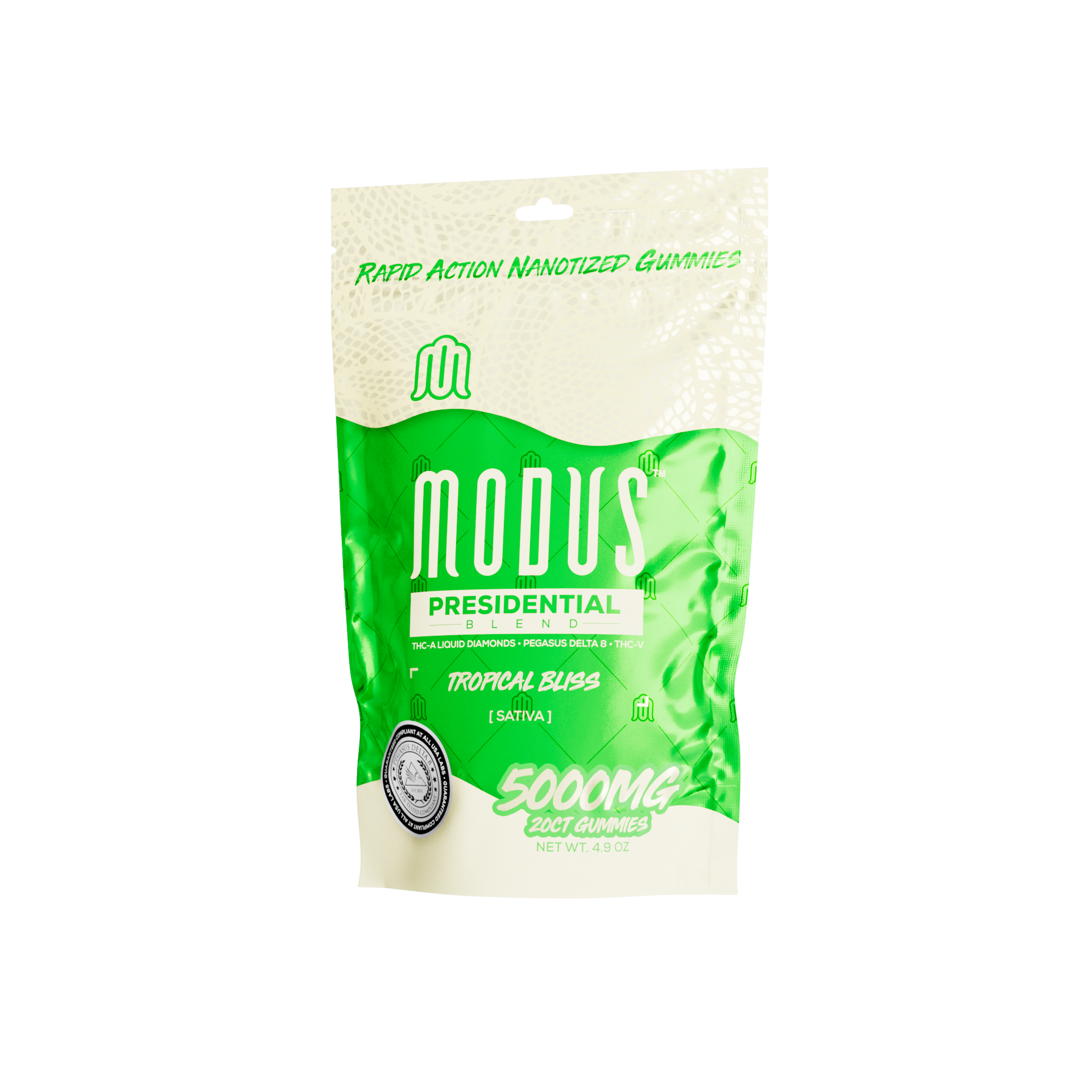 Modus | Edibles | Presidential Blend Gummies 5000mg | 5ct Box