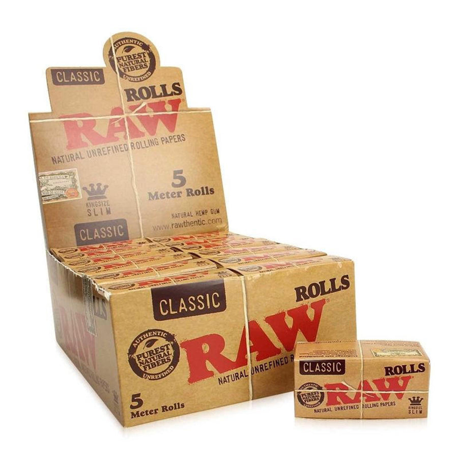 Raw Classic KG Slim 5 Meter Roll 24ct Box
