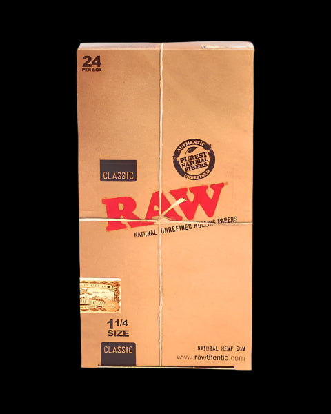 Raw Classic 1 1/4 Rolling Paper 24ct Box