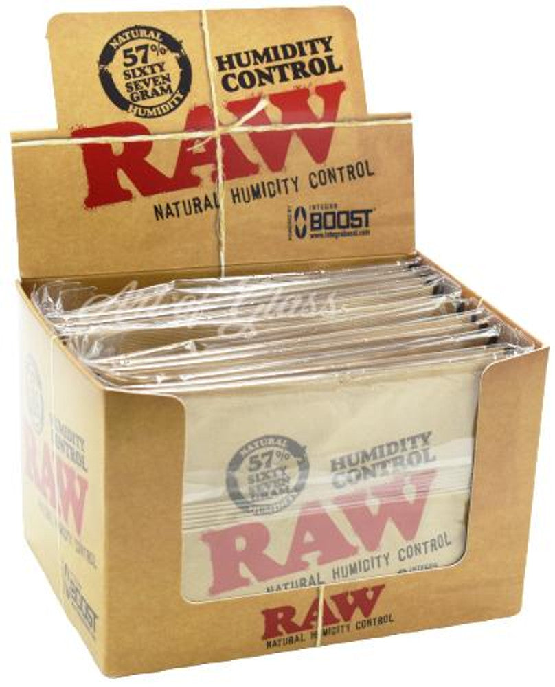 Raw Humidity Pack RAW Humidity Control 57% 67gm - 12ct Display Box · United Wholesale