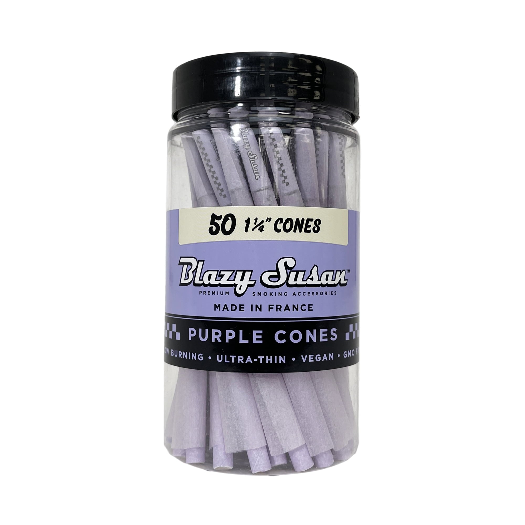 Blazy Susan Cones | Purple 1 1/4 | 50ct Jar