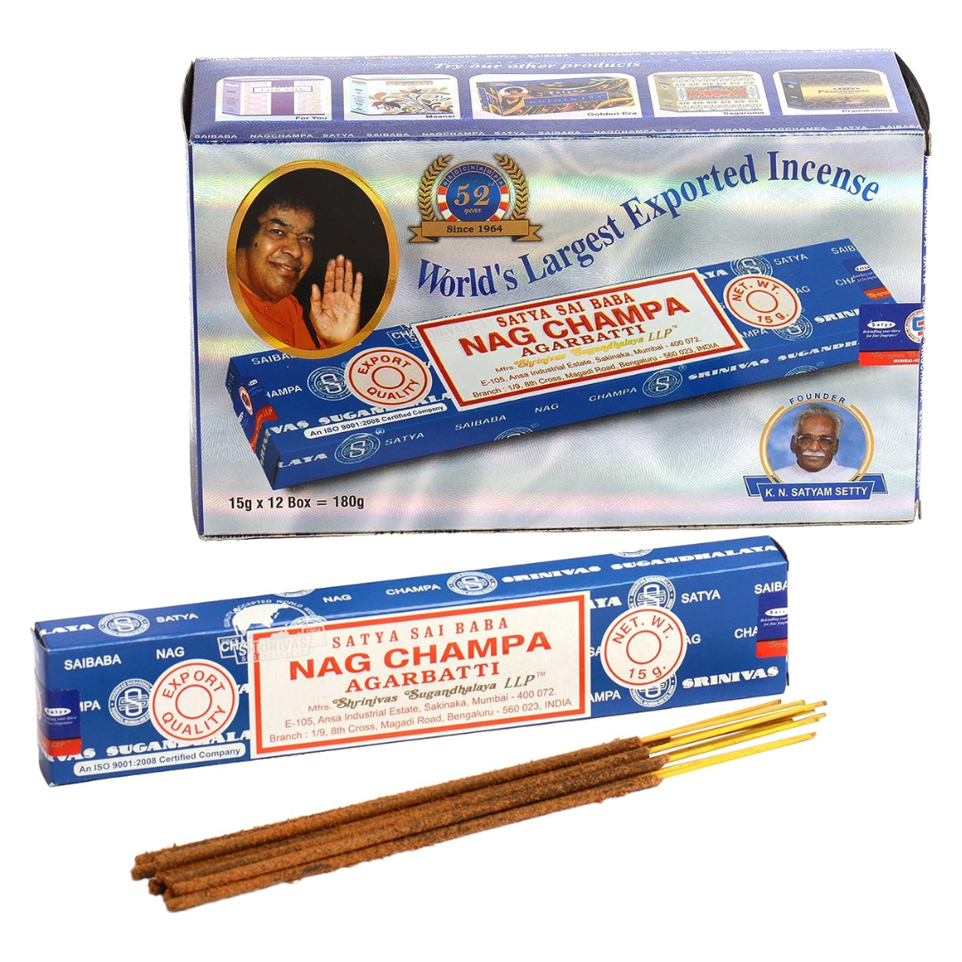 Nag Champa Insence Sticks | 15g * 12ct Box