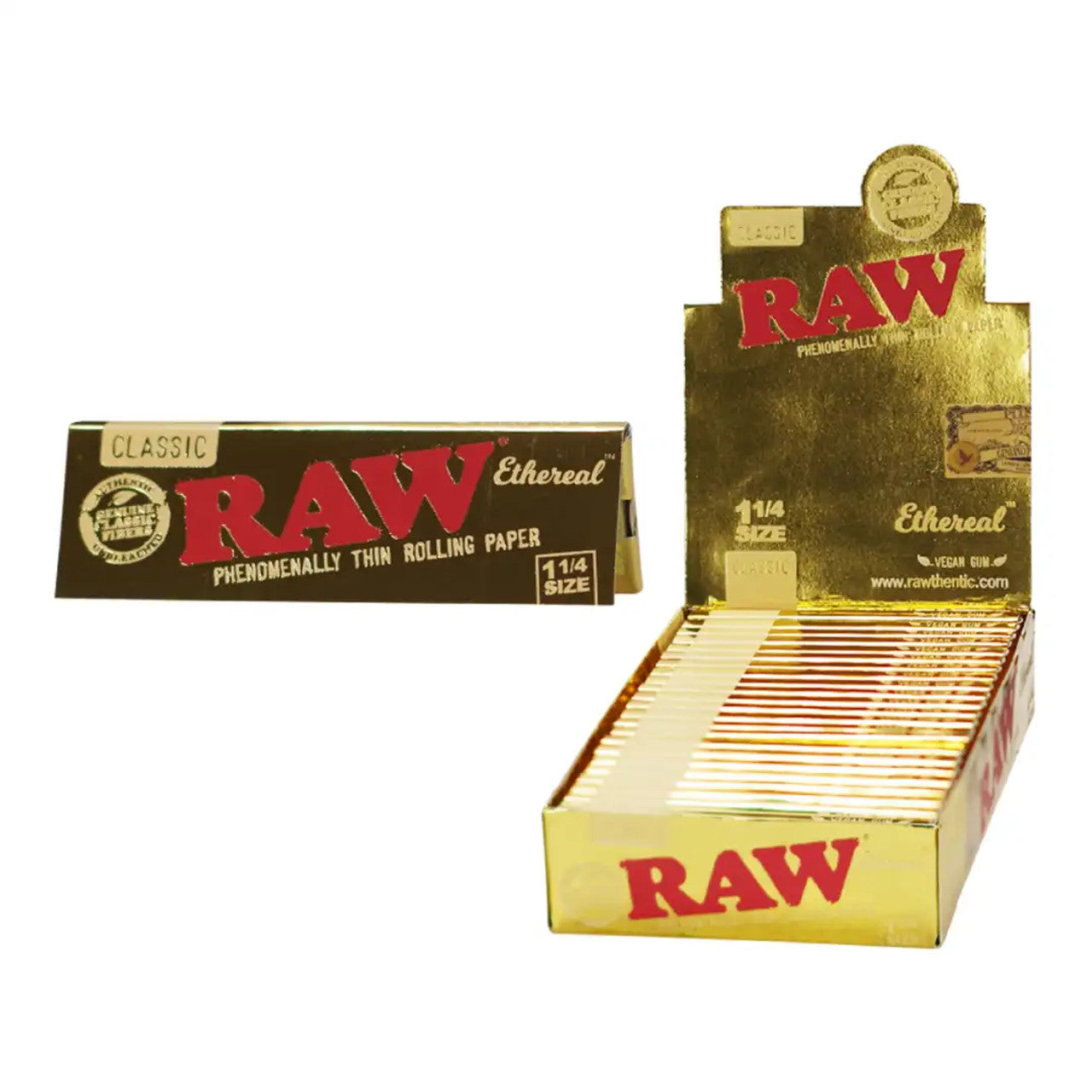 Raw Classic Ethereal 1 1/4 Rolling Paper 24ct Box