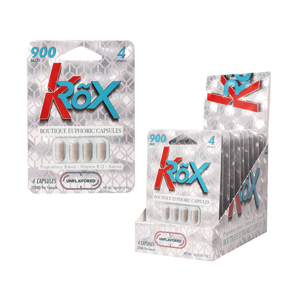 KROX Proprietary Blend Euphoric Tablets | 900mg 4pk | 10ct Box |