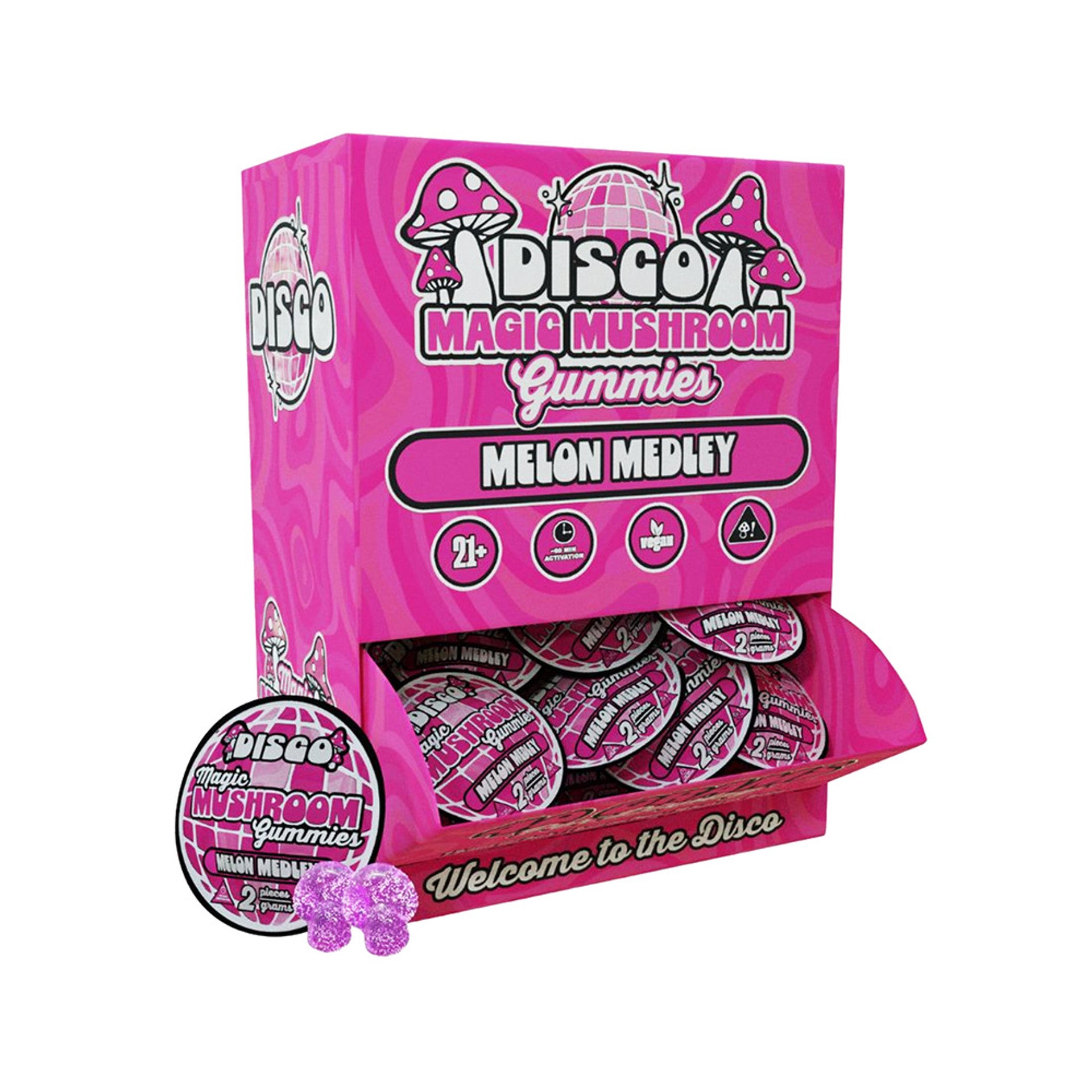 Chapo Disco | Mushroom Gummies | 2g | 20ct Box |