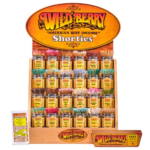 Wild Berry Shorties Incense Starter Kit 24ct