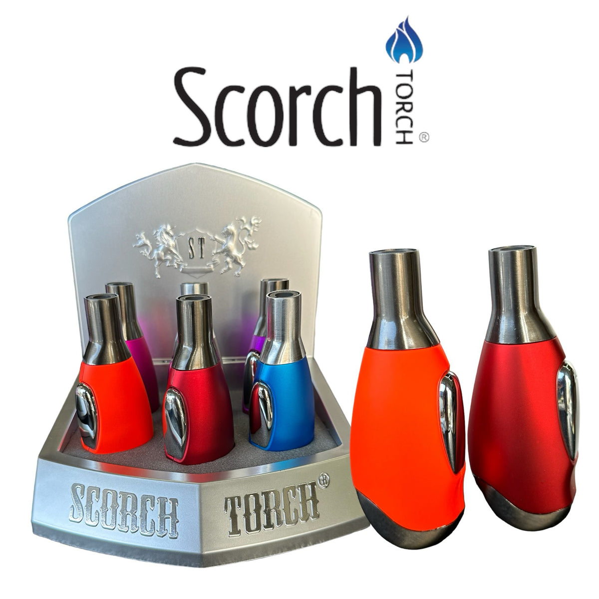 Scorch Torch Easy Grip Straight Single Flame 6ct (61312)