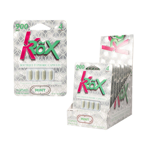 KROX Proprietary Blend Euphoric Tablets | 900mg 4pk | 10ct Box |