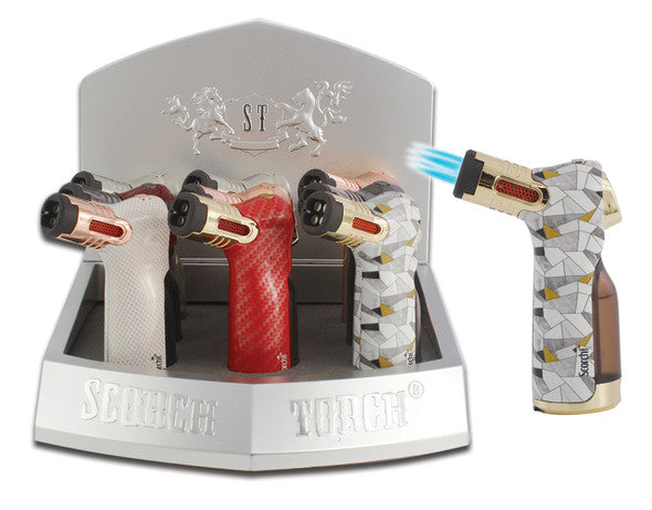 Scorch Torch Turbo 4 Flame Cigar Punch 9ct Box - (61754)