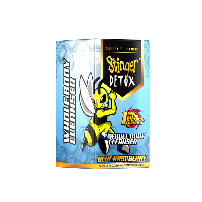 Stinger Detox Blue Raspberry 8oz Bottle