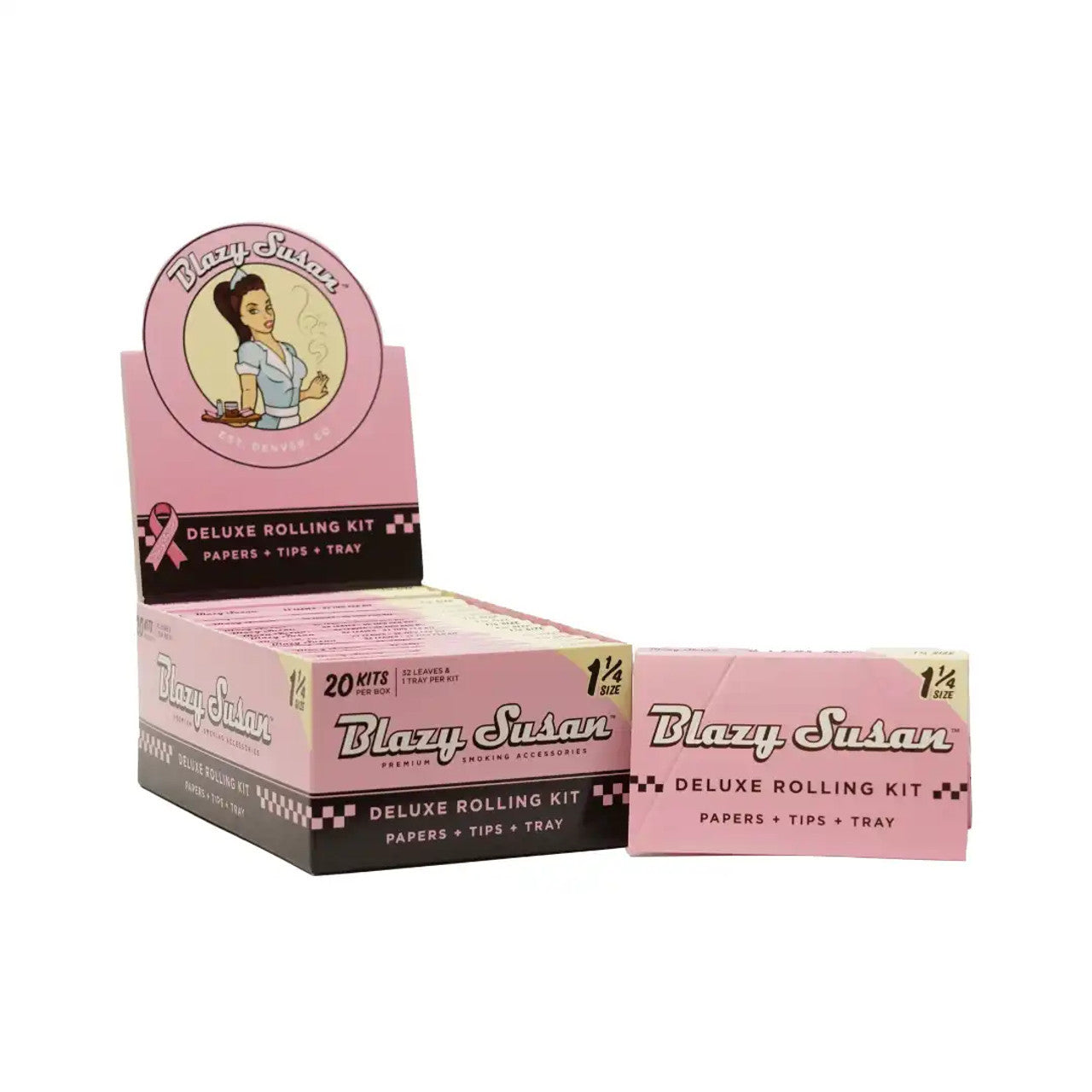 Blazy Susan Papers | Pink Deluxe Kit 1 1/4 | 20ct Box