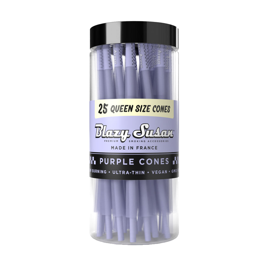 Blazy Susan Cones | Purple Queen Size | 25ct Jar