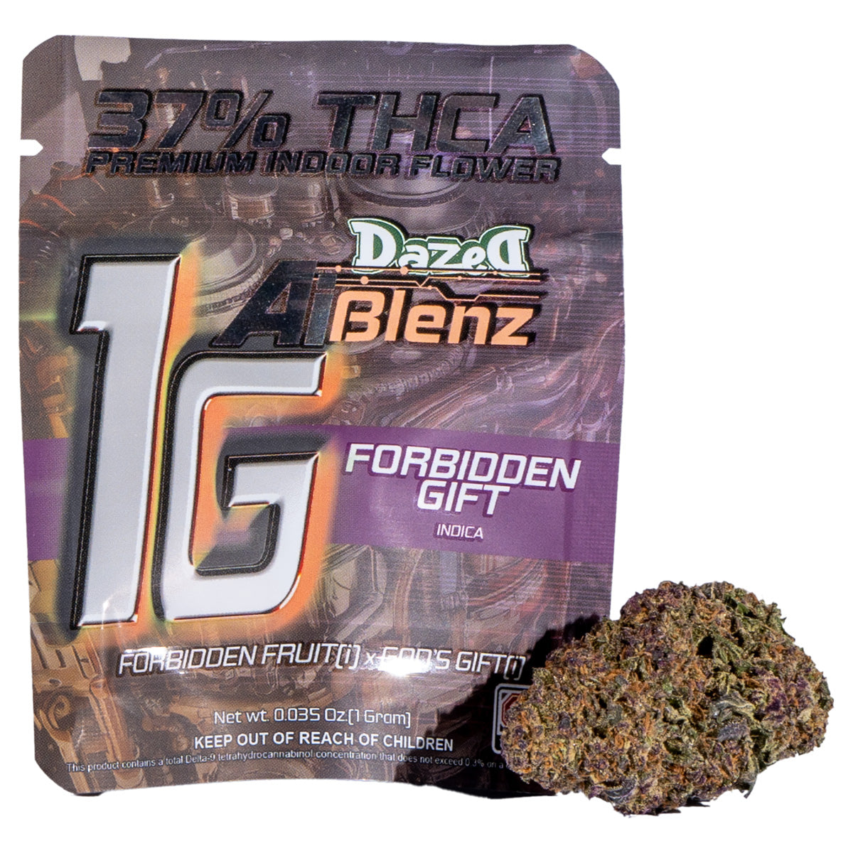 Dazed Flower | AI Blenz THC-A | 1G Bags | 30ct Jar |