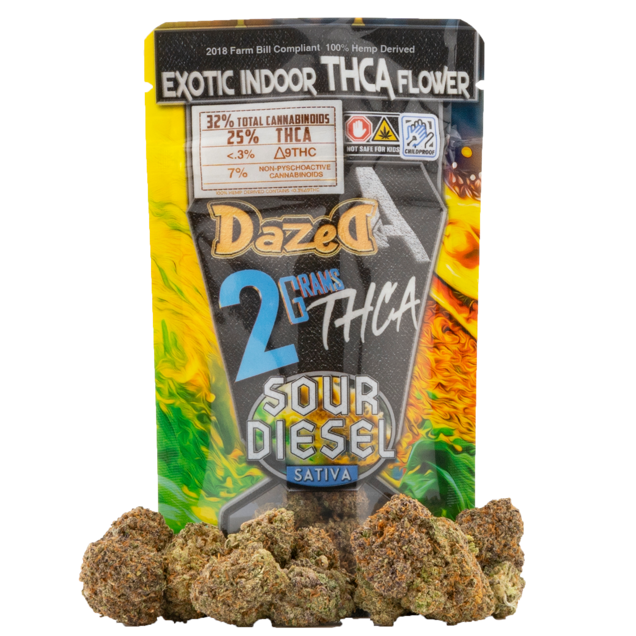 Dazed Flower | THC-A 2g | 25ct Box