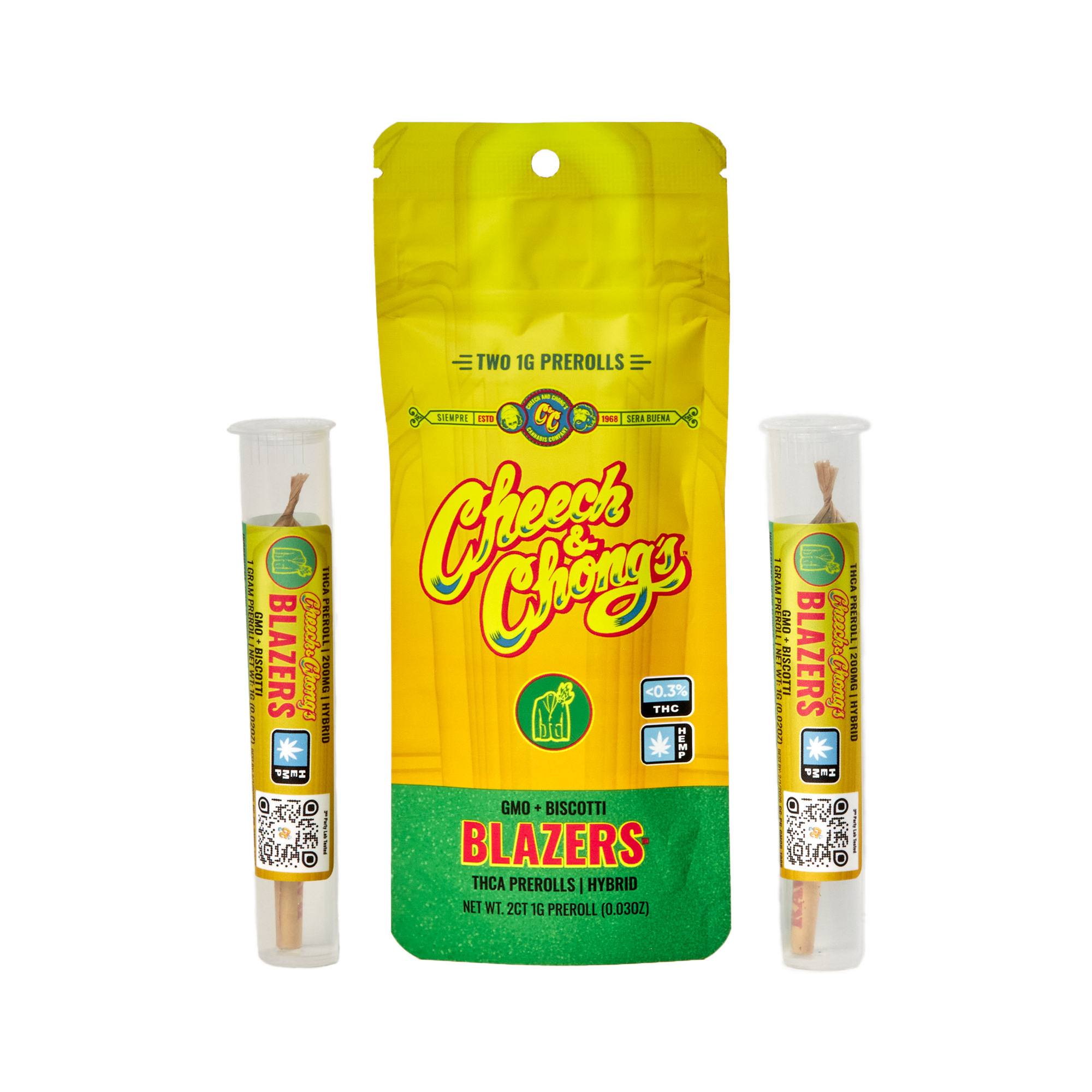 Cheech & Chong | Pre Rolls | 1G 2ct | 12ct Box |