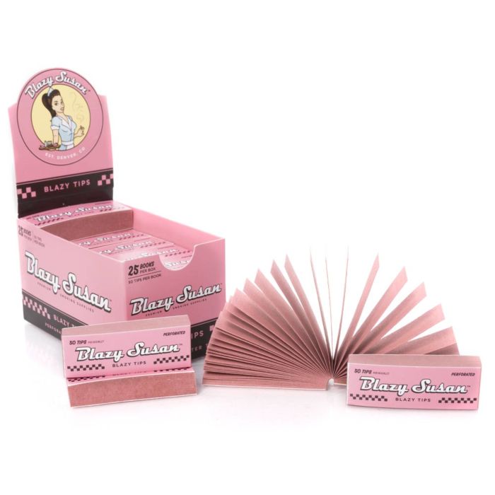 Blazy Susan Filter Tips | Pink | 25ct Box