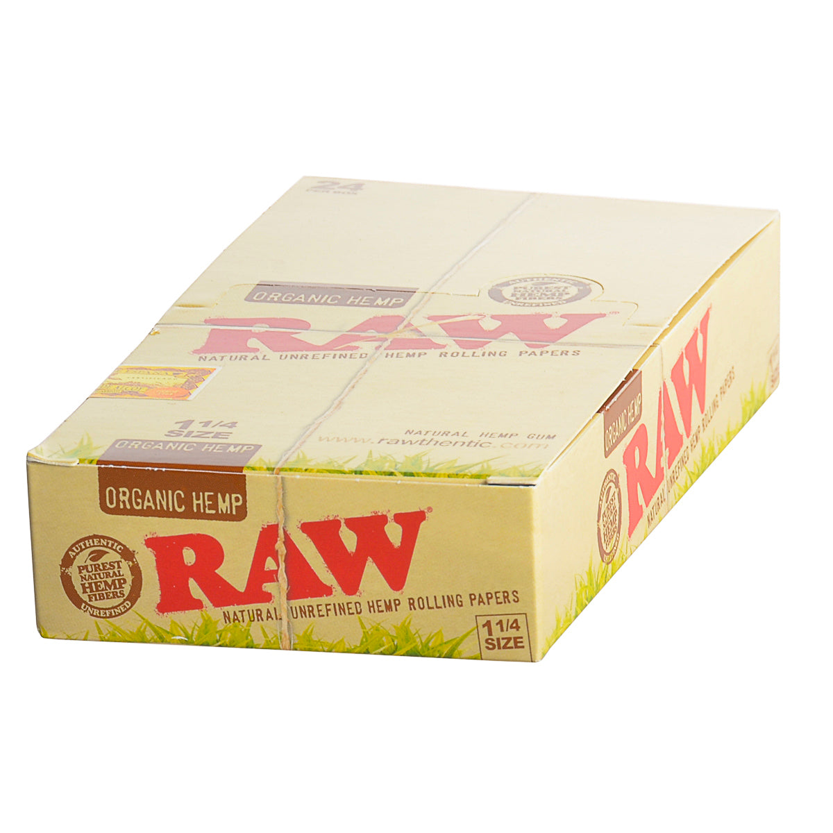 Raw Organic Hemp 1 1/4 Rolling Paper 24ct Box