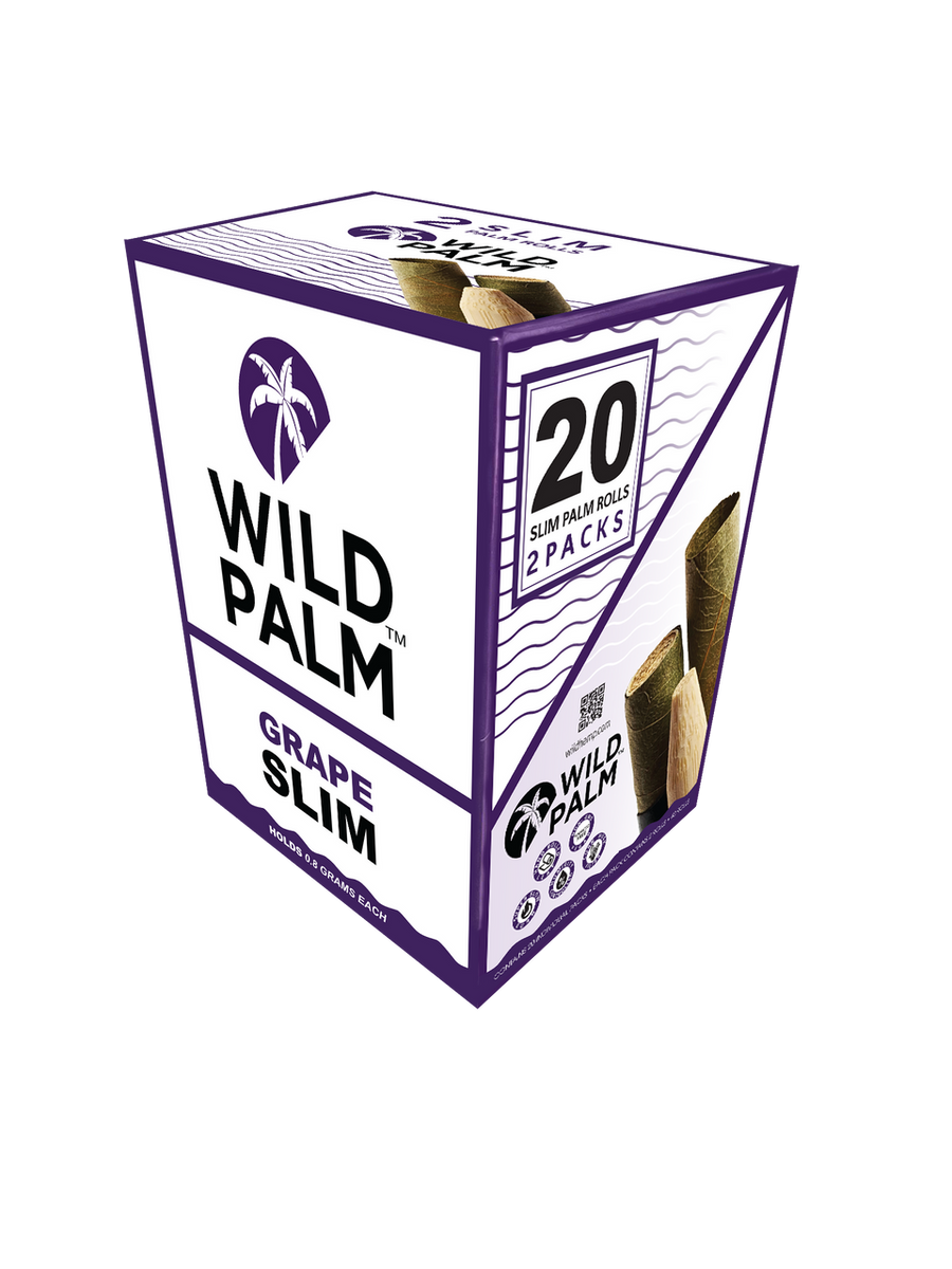 Wild Hemp Slim Palm Rolls 20pk - Grape