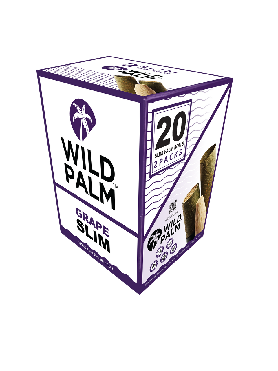 Wild Hemp Slim Palm Rolls 20pk - Grape