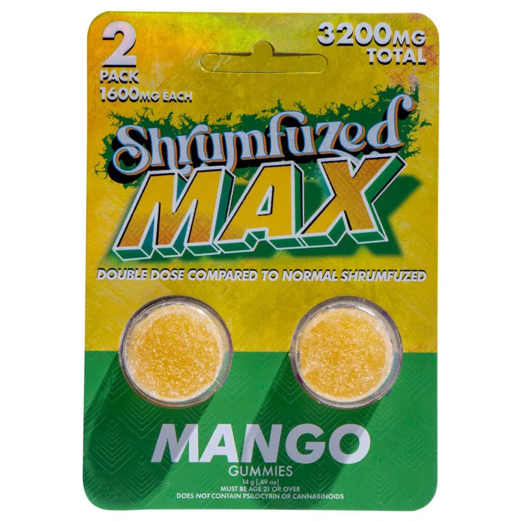 Shrumfuzed Max Mushroom Gummies | 3200mg 2pk | 10ct Box |