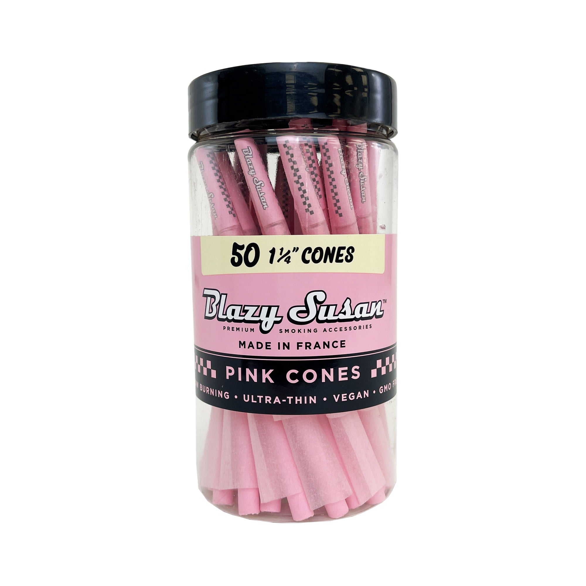 Blazy Susan Cones | Pink 1 1/4 | 50ct Jar