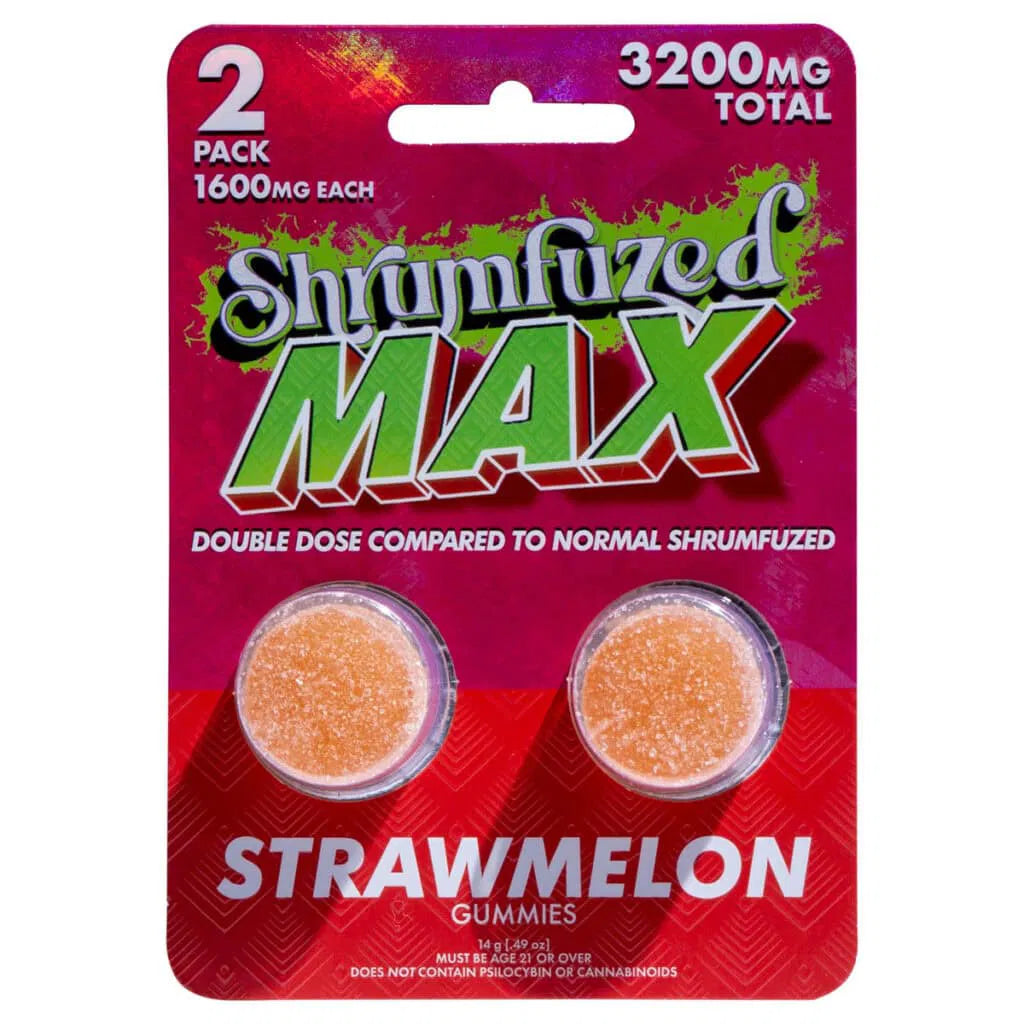 Shrumfuzed Max Mushroom Gummies | 3200mg 2pk | 10ct Box |
